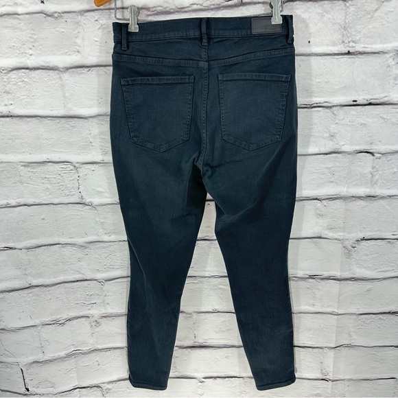 EXPRESS Perfect Curves Black High Rise Denim Legging JEANS Sz 8R Stretch… - Picture 3 of 12